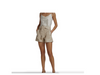 Jonathan Simkhai Mari Vegan Leather Shorts